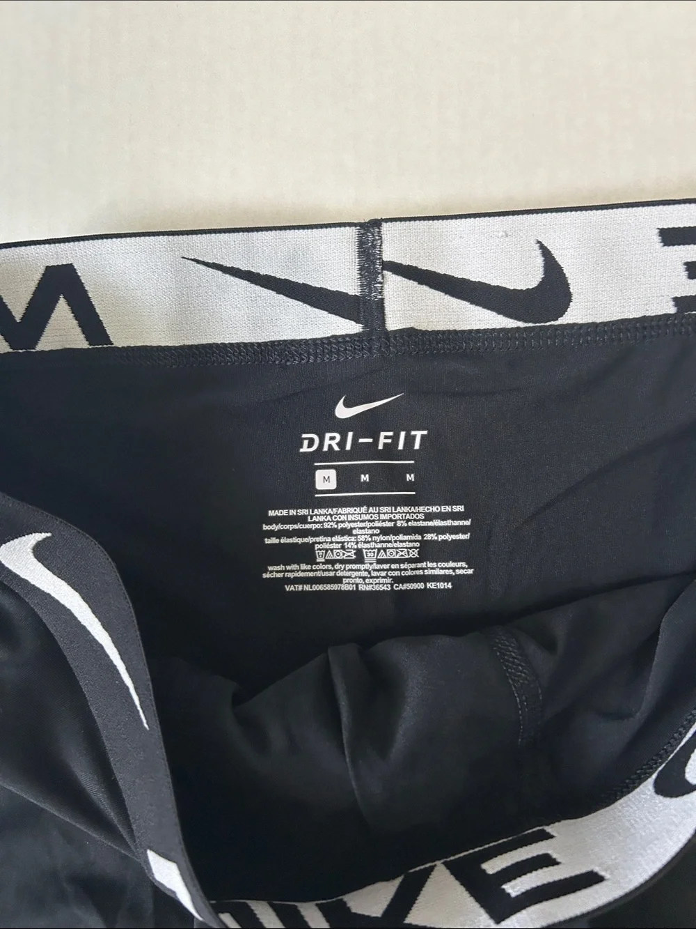 Nike Black and White Dri-FIT Athletic Boxer Briefs
